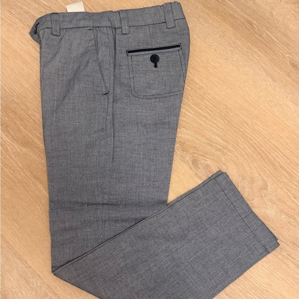 Hugo Boss Kids Gray Formal Trousers